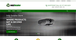 Desktop Screenshot of indysurplusstore.com