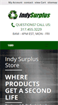 Mobile Screenshot of indysurplusstore.com